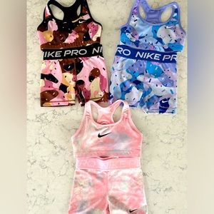 Girls Nike Pro Collection.